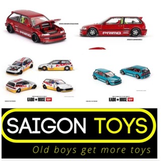  Saigontoys - MiniGT Kaido House HONDA CIVIC  EF  KAIDO WORKS - Xe mô hình tỉ lệ 1:64 hãng Mini GT 