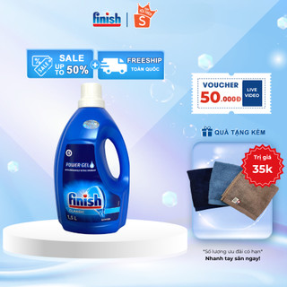  Nước rửa chén bát Finish cho máy Gel rửa bát Finish Classic 1.5l làm sạch vượt trội siêu tiết kiệm an toàn sức khoẻ 