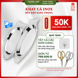 Khay cá inox bền đẹp sang trọng