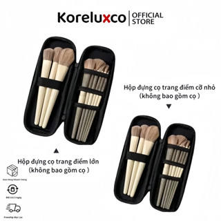 Túi Đựng Cọ Trang Điểm Có Khóa Kéo Di Động Phong Cách Mới Cho Nữ túi đựng mĩ phẩm cọ makeup