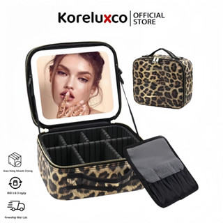 Cốp makeup cá nhân cốp đựng đồ trang điểm LED Cốp đựng mỹ phẩm có gương Ngôi sao cùng một mẫu