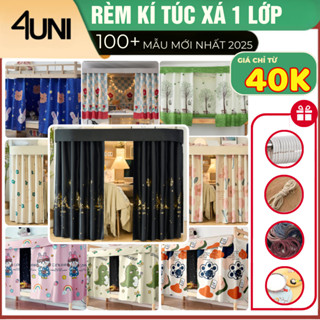 Rèm KTX sinh viên 4UNI, giường tầng 1 lớp, chống muỗi, cản sáng, cản bụi, tạo không gian riêng