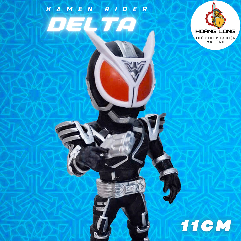 Mô hình đồ chơi SD Kamen Rider Delta, trang trí bàn học, bàn làm việc, PC, sưu tầm (phụ kiện Hoàng L