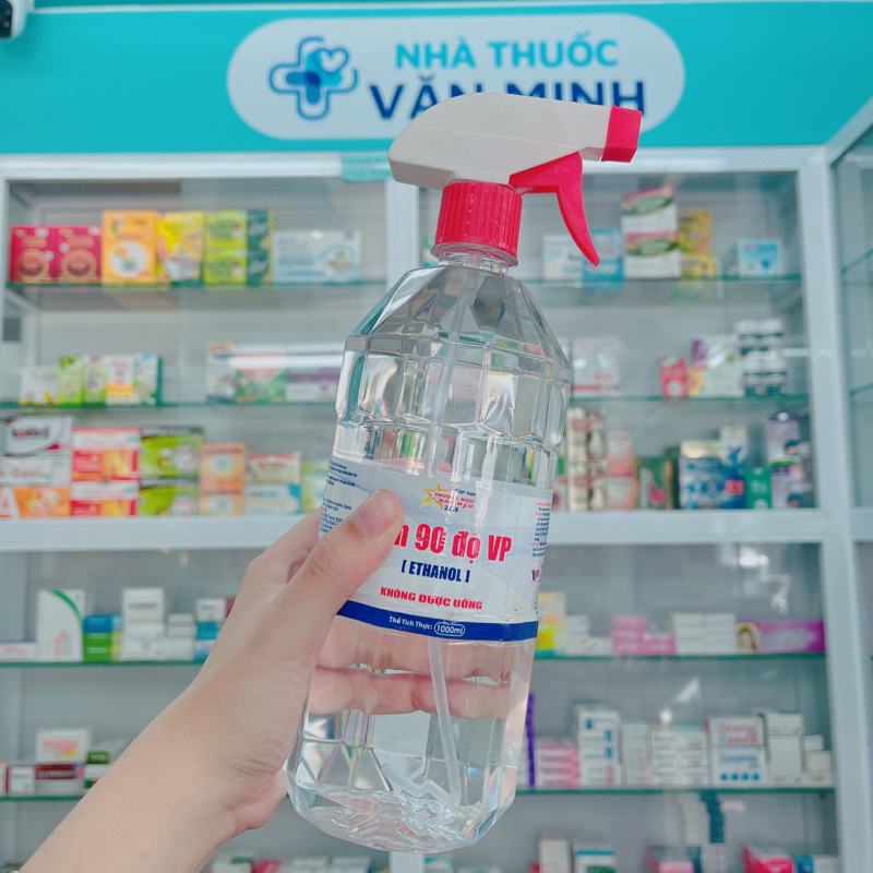 Dung Dịch Sát Khuẩn 90,70 Có Vòi Xịt (Chai 1000ml)