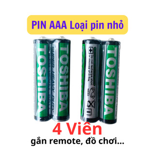 Hộp 40 Viên Pin AAA Toshiba 1.5v, Pin 3A hộp 40 viên dùng cho remote, đồ chơi trẻ em