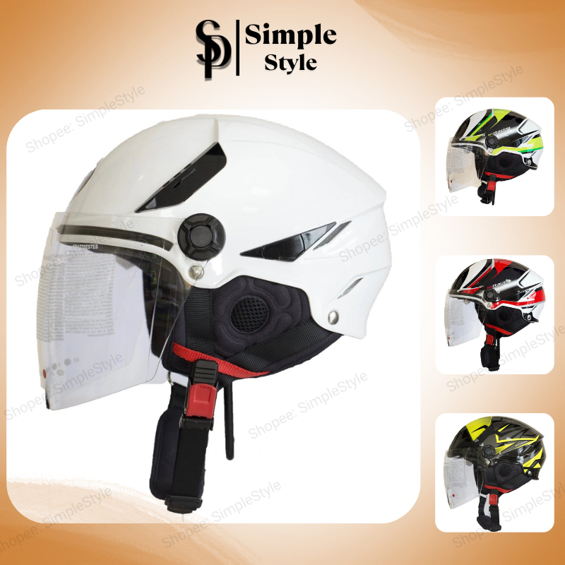 Mũ bảo hiểm KYT 1/2 TIGER JET Có Kính Chính Hãng