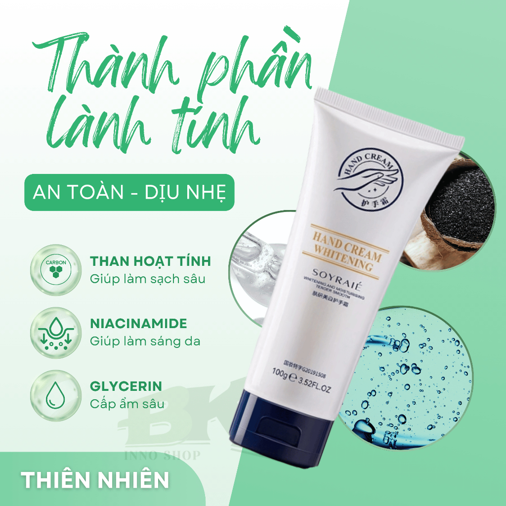 Kem Dưỡng Da Tay TENDER 100Gr - Giúp Da Tay Mềm Mịn, Trắng Sáng, Mờ Thâm Sạm, Trẻ Hoá Đôi Tay, Xoá Mờ Nếp Nhăn, Đồi Mồi