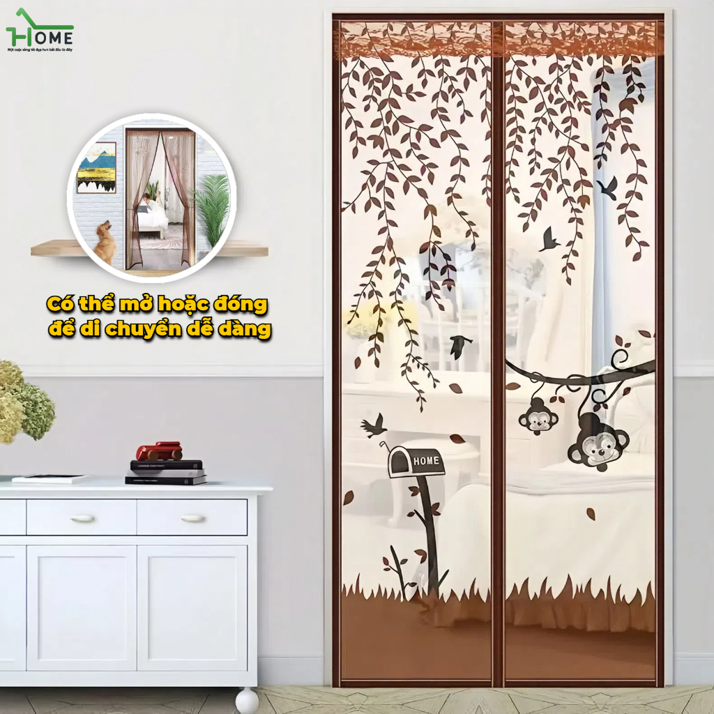 Màn cửa từ, cửa sổ lưới chống muỗi đơn giản, rèm cửa từ, cửa lưới chống muỗi có lưới chống muỗi từ t