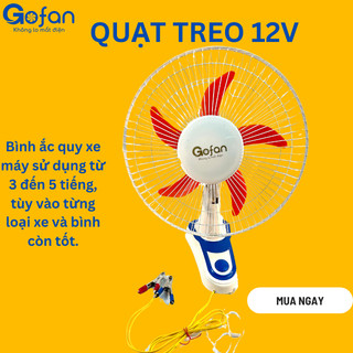 [HCM]quạt treo tường 12v