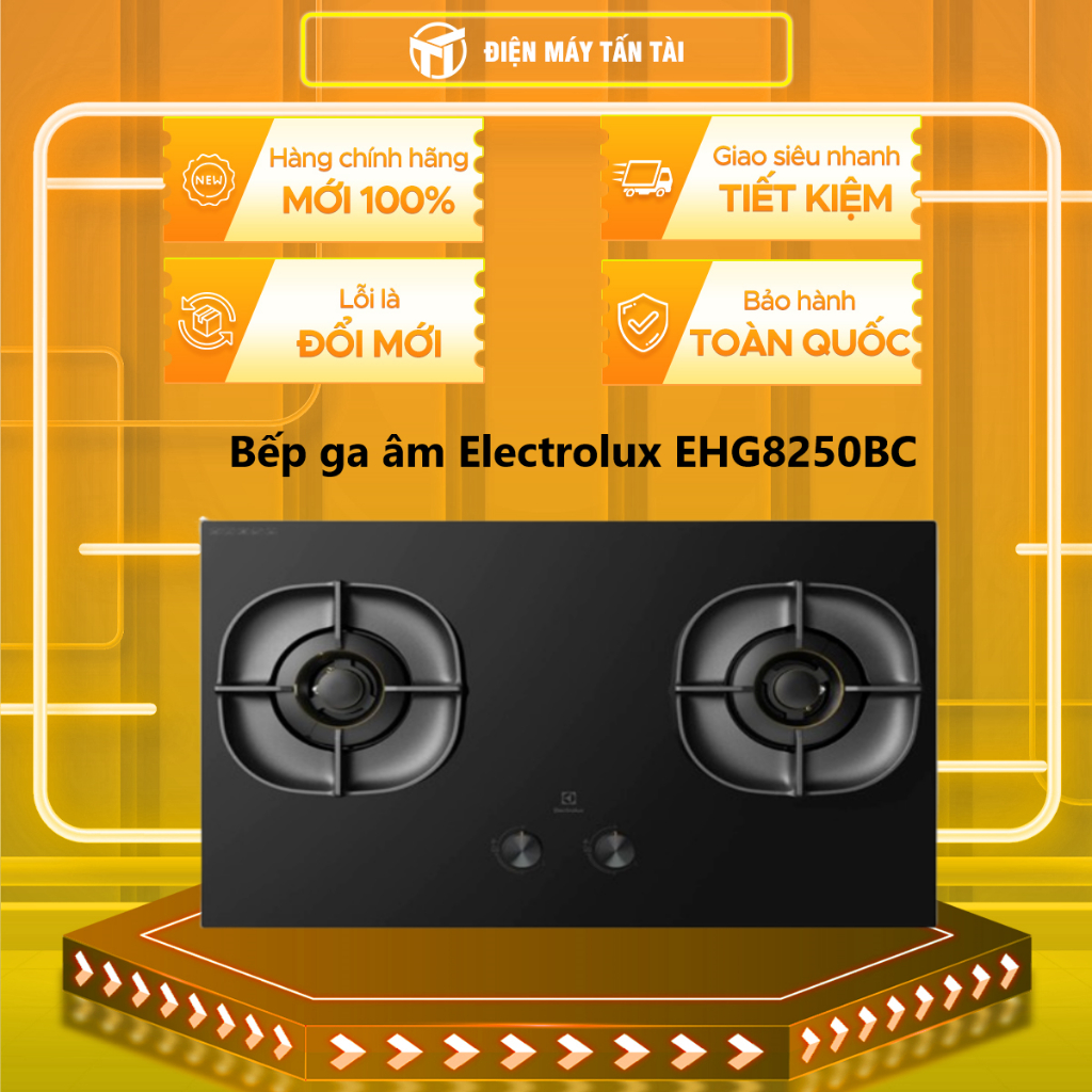 EHG8250BC - Bếp ga âm Electrolux EHG8250BC - BẢO HÀNH CHÍNH HÃNG - GIAO TOÀN QUỐC