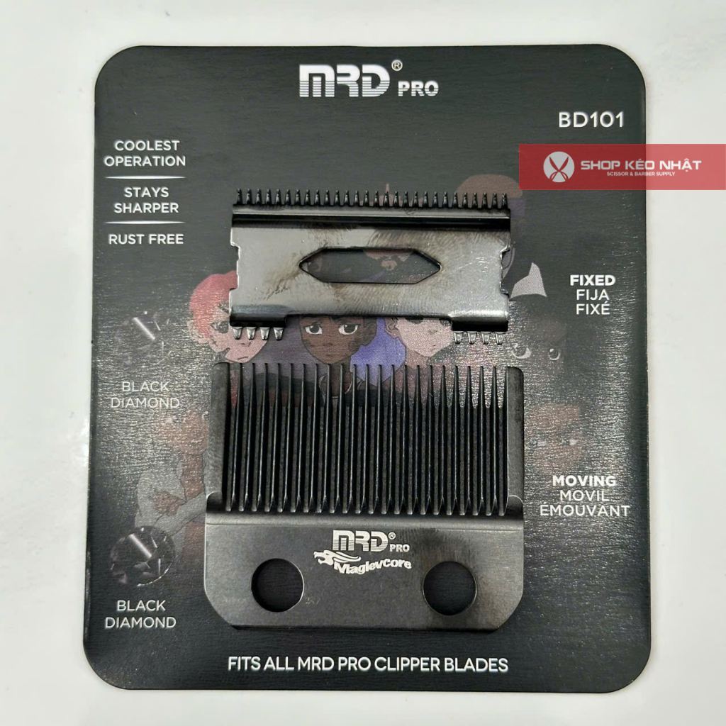 Bộ lưỡi tông đơ thay thế tông đơ cắt tóc Gamma, MRD, TUFT
