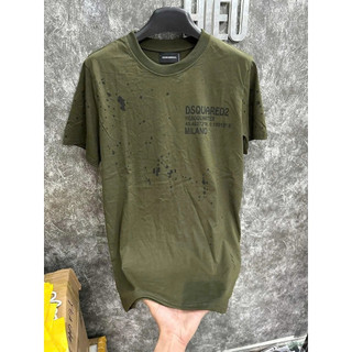 Áo thun DSQ sơn cho Nam Nữ, áo phông Unisex Cotton Cực Chất Chơi