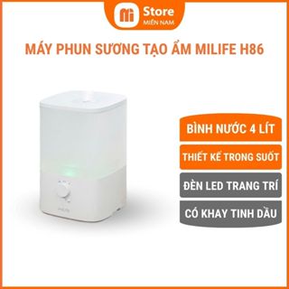 Máy Phun Sương miLife H86 | Máy Tạo Ẩm Dung Tích Lớn 4L | Phun Sương 300ml/h | Có Đèn Ngủ