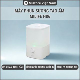 Máy phun sương tạo ẩm khuếch tán tinh dầu miLife H86 có đèn dung tích 4L