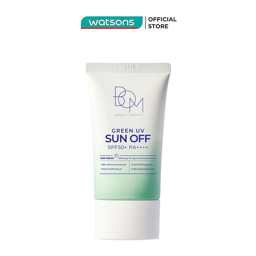 Kem Chống Nắng BOM Green UV Sun Off SPF50+, PA++++ 50ml