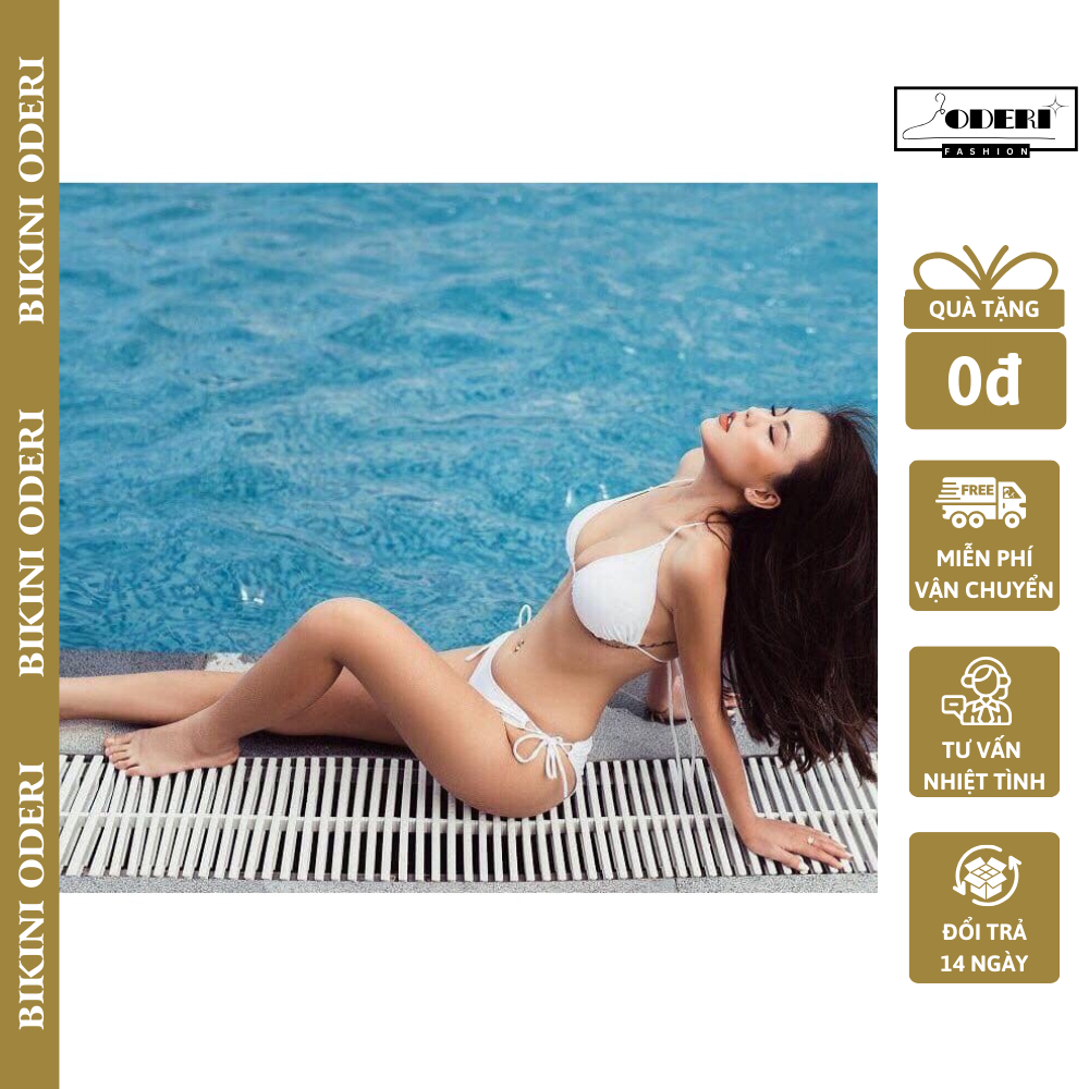 Bikini, Đồ Bơi Đi Biển Hai Mảnh Tam Giác Nhiều Màu Secxy ODERI 827