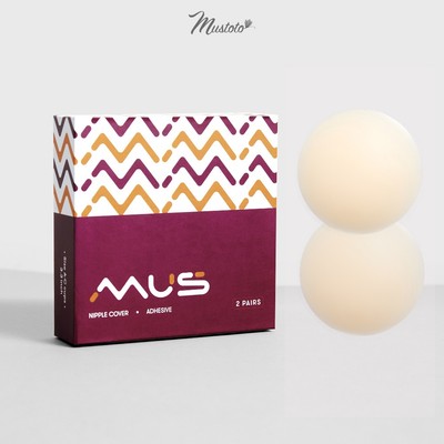 Miếng Dán Đầu Ti Silicon Nhiệt Tự Thân 8cm Mustoto (PK23)