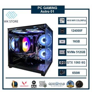 Thùng PC Astro 01 | I5 12400F, 16GB Ram, VGA GTX 1060 / RTX 3050 / RX 7600 (Mới, BH 36T)