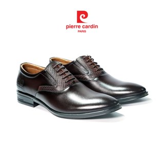 Giày tây nam oxford Pierre Cardin Pháp, chất liệu da bò thật cao cấp - 806