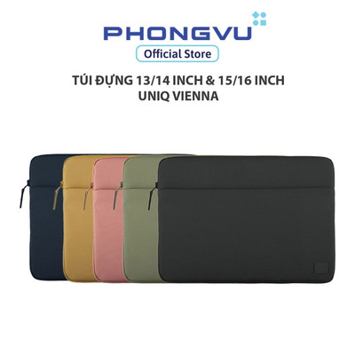Túi đựng 13/14 inch & 15/16 inch UniQ Vienna - Bảo hành 12 tháng