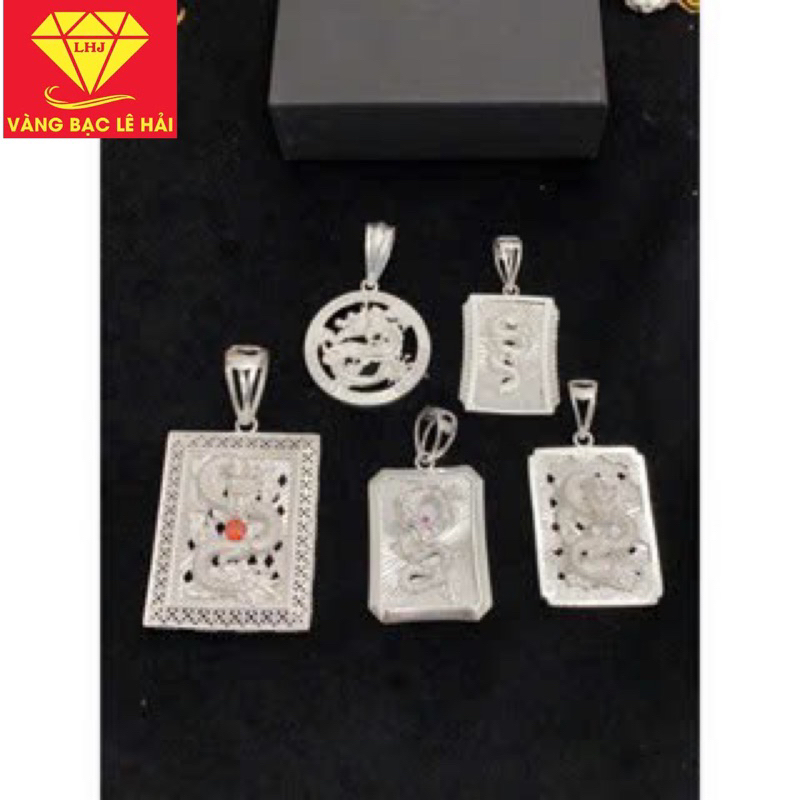 mặt dây chuyền bạc nam.chất liệu bạc S925,mặt dây chuyền các mẫu rồng vàng bạc lê hải