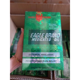[🔥MUA LÀ CÓ QUÀ] Dầu Gió Con Ó Xanh Eagle Brand Medicated Chống Muỗi Và Hỗ Trợ Giữ Ấm Cho Bé Chuẩn SINGAPOR (3ml-24ml)