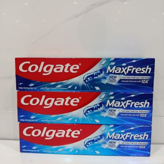 combo 3 tuýp Kem đánh răng colgate Maxfresh hương bạc hà 180g