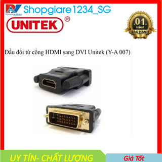 Đầu đổi hdmi ra dvi 24+1 unitek y-a007 chính hãng 100% - bảo hành 12 tháng- 1 đổi 1