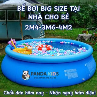 Bể Bơi Trẻ Em Gia Đình Phao Bơi Cho Bé Chống Trượt Dày Dặn Dễ Bơm Hơi Đủ Size An Toàn