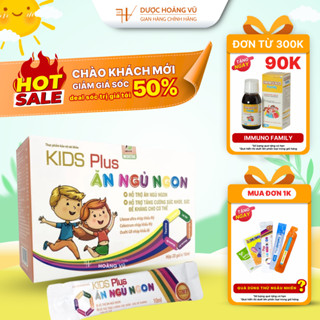 [✨QUÀ XỊN] Siro Ăn Ngon Ngủ Ngon - KIDS PLUS ĂN NGỦ NGON Hộp 20 gói x 10ml