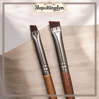 【CTD Bộ 2 cọ đầu mảnh vẽ lông mày, kẻ mắt, tém sạch đường chân mày, kẻ bọng mắt, mở góc mắt N6174