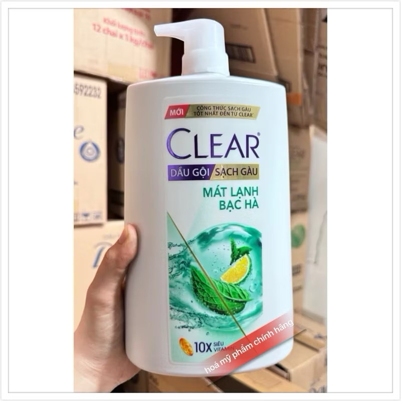 Dầu gội Clear 1.4kg Bạc Hà