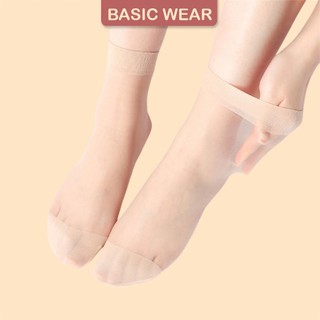 Combo 10 đôi tất da chân tất giấy mỏng siêu dai, siêu mềm mại, siêu bền chống nắng cổ cao (mác tím)