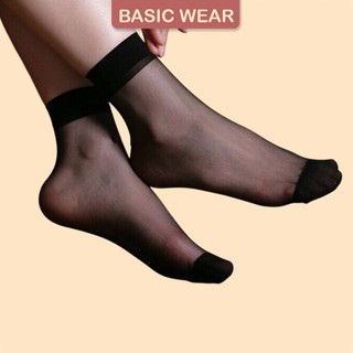 Combo 10 đôi tất da chân tất giấy mỏng siêu dai, siêu mềm mại, siêu bền chống nắng cổ cao (mác tím)
