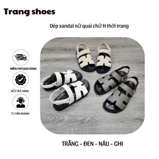  Dép sandal nữ quai chữ H thời trang  đế cao 2cm - Mix màu cá tính - Hottrend 2025 