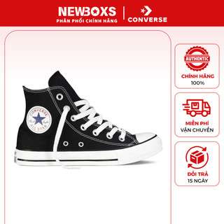 Giày Converse Classic Black/White Hi - 121186 /M9160C, Converse Chính Hãng, Basic, Nhẹ Êm, Thoải Mái