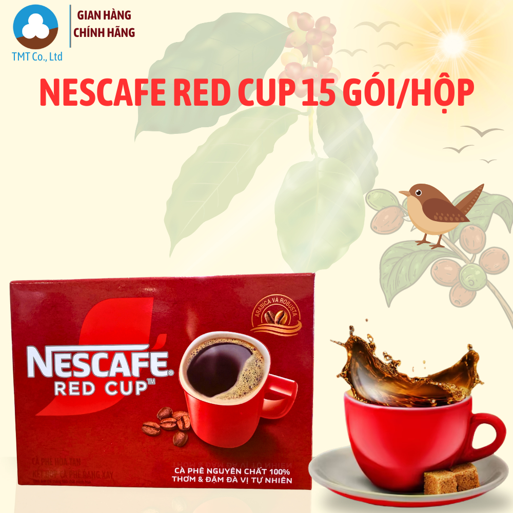 Cà phê hòa tan Nescafe Red Cup 30g dạng gói (15 gói x2g)
