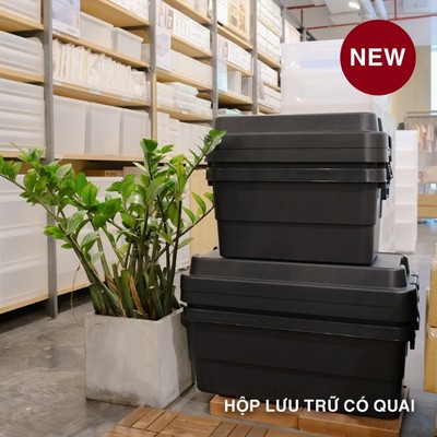 Hộp Lưu Trữ Có Quai MUJI