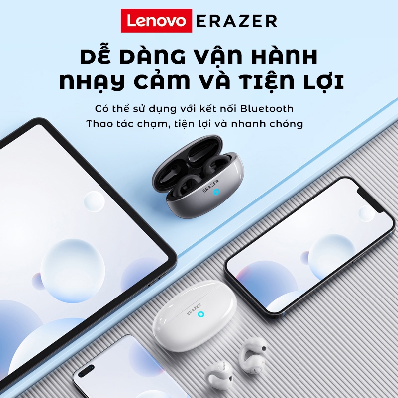 Lenovo XT83 Pro Tai Nghe Thể Thao Bluetooth 5.3 Không Dây HiFi Chống Nước IPX7 Thiết Kế Kẹp Tai & TWS Đa Năng | BigBuy360 - bigbuy360.vn