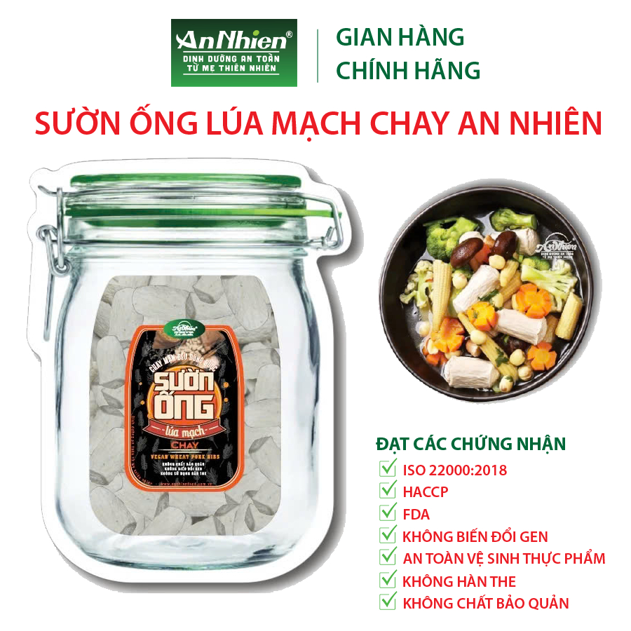 Sườn Ống Lúa Mạch Chay An Nhiên 250g