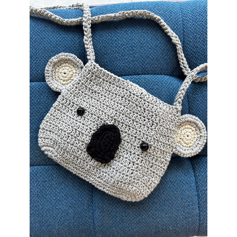 Túi móc len thủ công gấu Koala