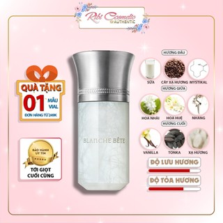  Nước hoa unisex Liquides Imaginaires Blanche Bete Bête hương sữa ngậy thanh thơm sạch sẽ quyến rũ Ribicosmetics 