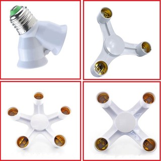 Đầu chia đui xoáy E27, biến 1 đèn thành 3-4-5 bóng, tiện lợi tức thì, dễ sử dụng