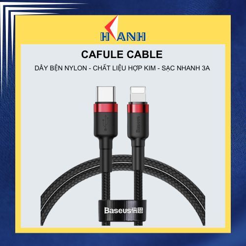 Dây Sạc Type C Chính Hãng Baseus Cafule Sạc nhanh 3A/18W Cáp Sạc Type C cho Samsung/oppo