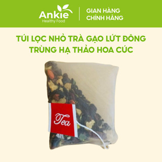 Túi Lọc Nhỏ Trà Gạo Lứt Đông Trùng Hạ Thảo Hoa Cúc Ankie Hỗ trợ ngủ ngon, giải nhiệt, lợi sữa