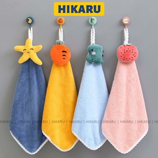 Khăn Lau Tay Nhà Bếp Hình Hoa Quả HIKARU Chất Liệu Cotton Siêu Thấm Khô Nhanh Không Xù DT250401801