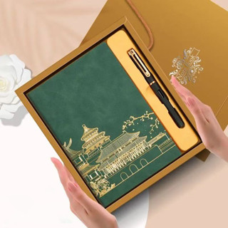  Quà tốt nghiệp - Combo set quà tặng sổ tay và bút kèm hộp túi Qùa tặng Doanh Nghiệp 