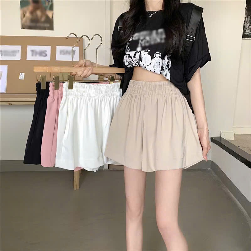 [ MẪU MỚI] Quần short nữ đùi chất đũi mát,cạp bo chun co giãn có túi 2 bên thoải mái mặc mùa hè | BigBuy360 - bigbuy360.vn