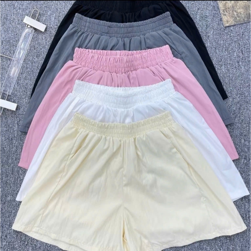 [ MẪU MỚI] Quần short nữ đùi chất đũi mát,cạp bo chun co giãn có túi 2 bên thoải mái mặc mùa hè | BigBuy360 - bigbuy360.vn