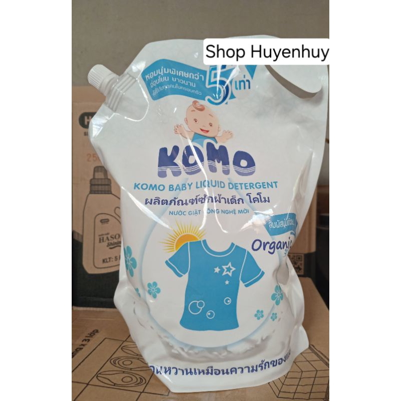 Nước giặt xả Komo Organic 2kg